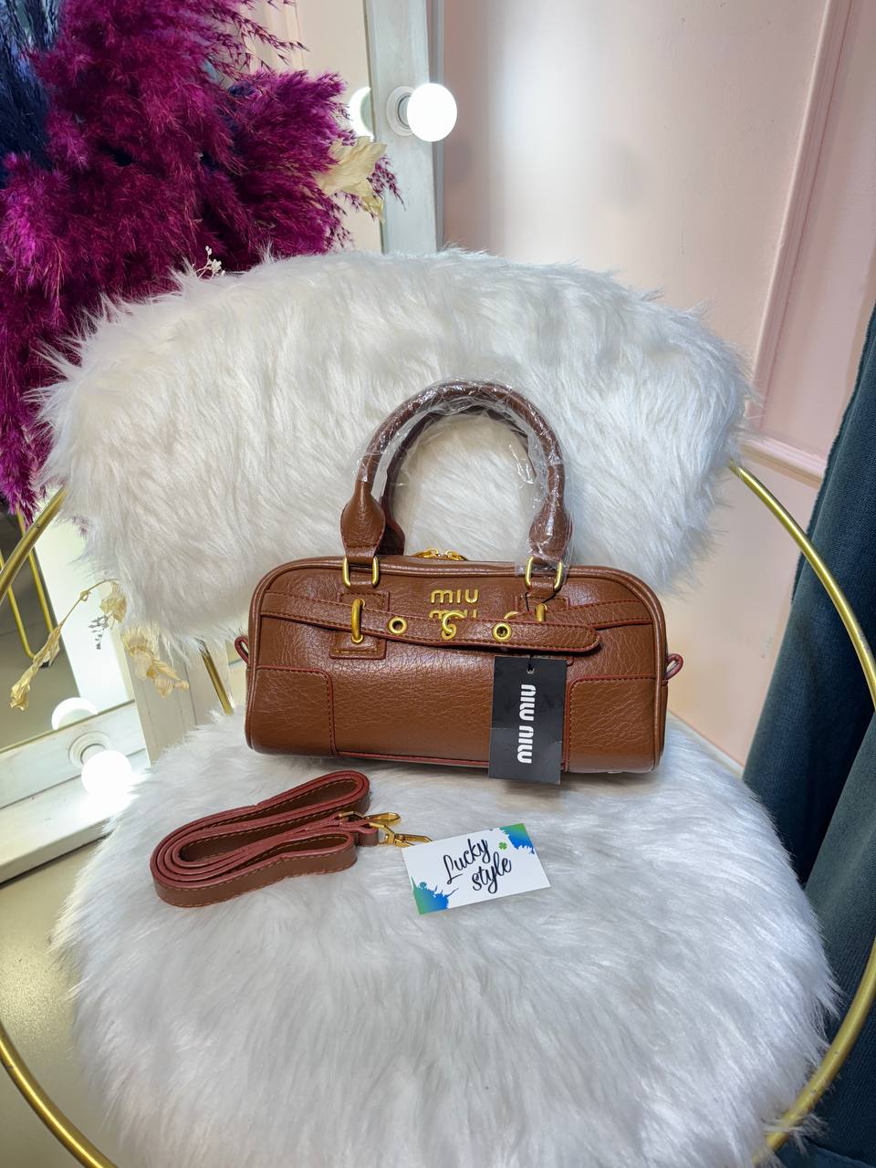 Сумка Miu Miu коричневая 96320