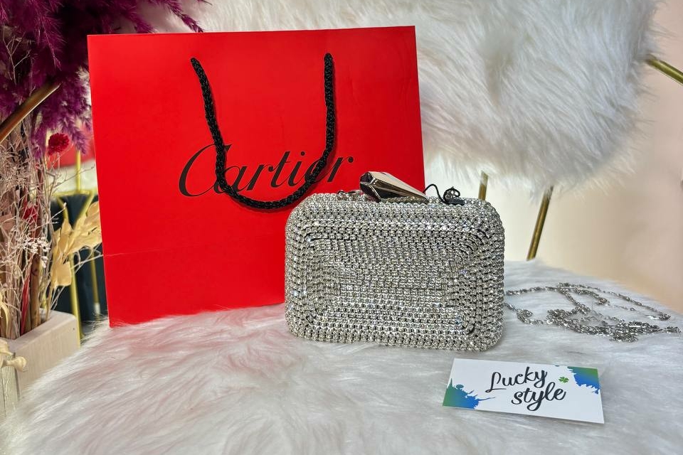 Сумка блестящая \ для выпускного \ в камнях\ diamond bag \ stones 96321