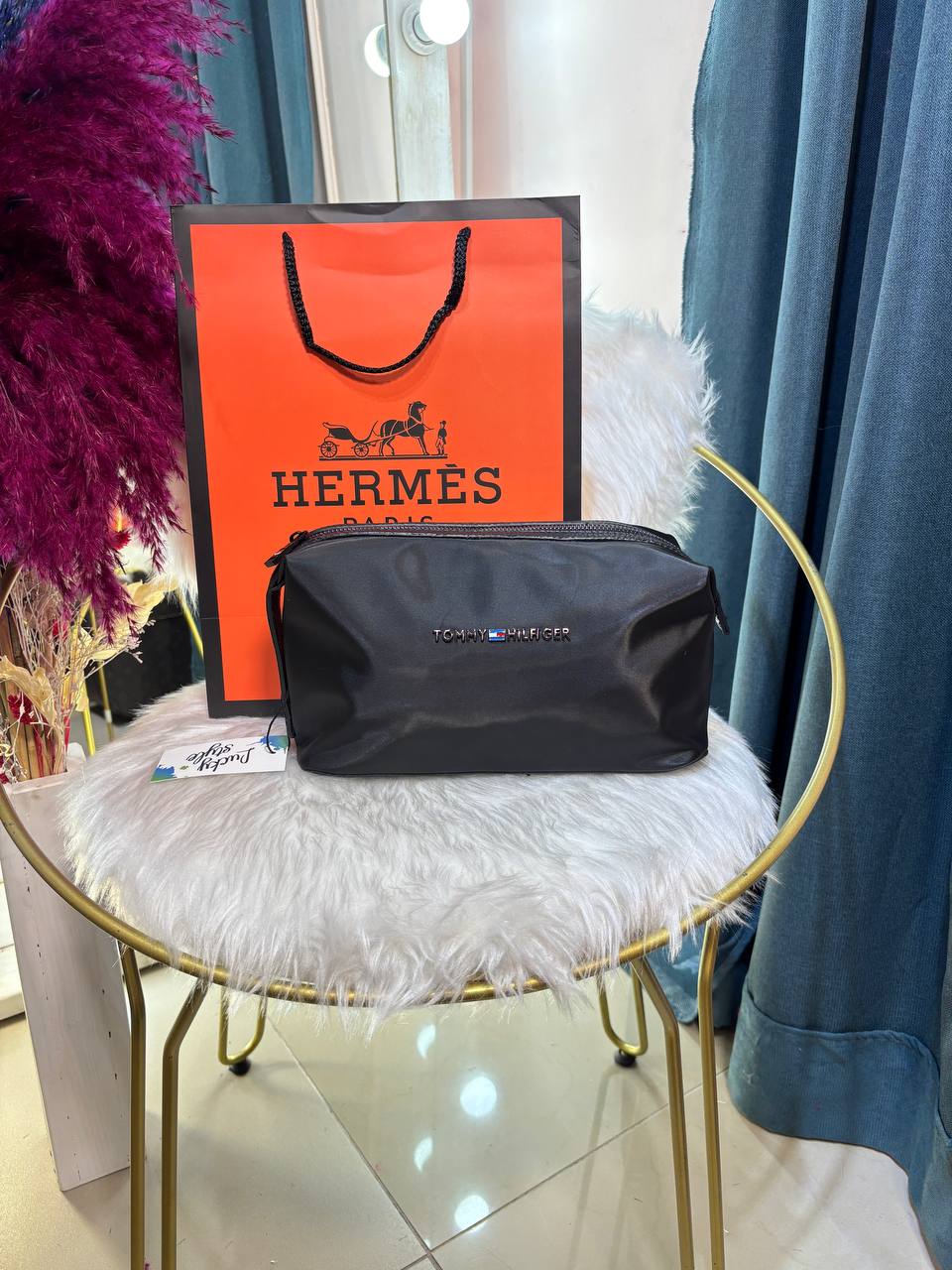 Барсетка-косметичка Tommy Hilfiger черная 96326