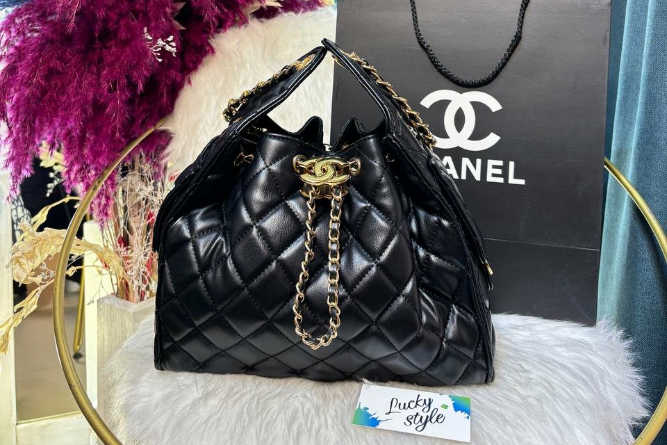 Сумка Chanel Hobo черная 96381