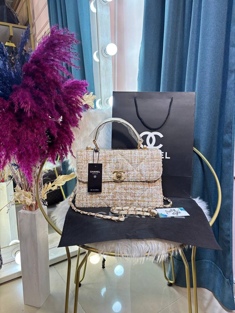 Сумка Chanel lady teddy бежевая 96382