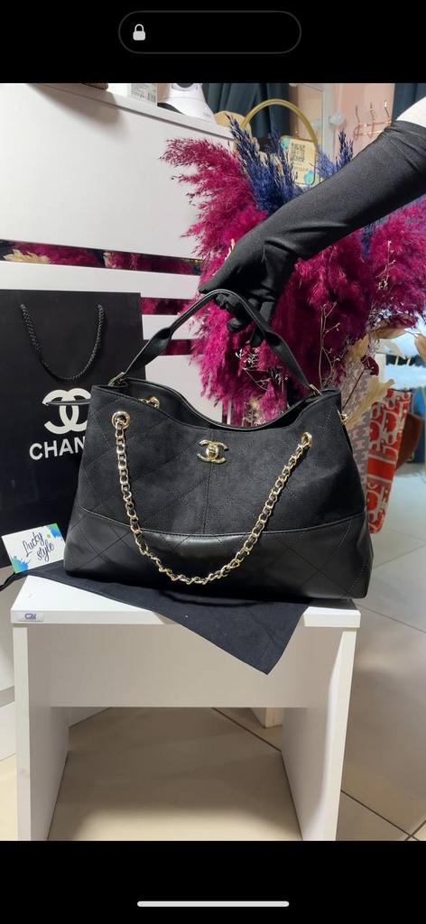 Сумка Chanel Shopping Bag черная 96391