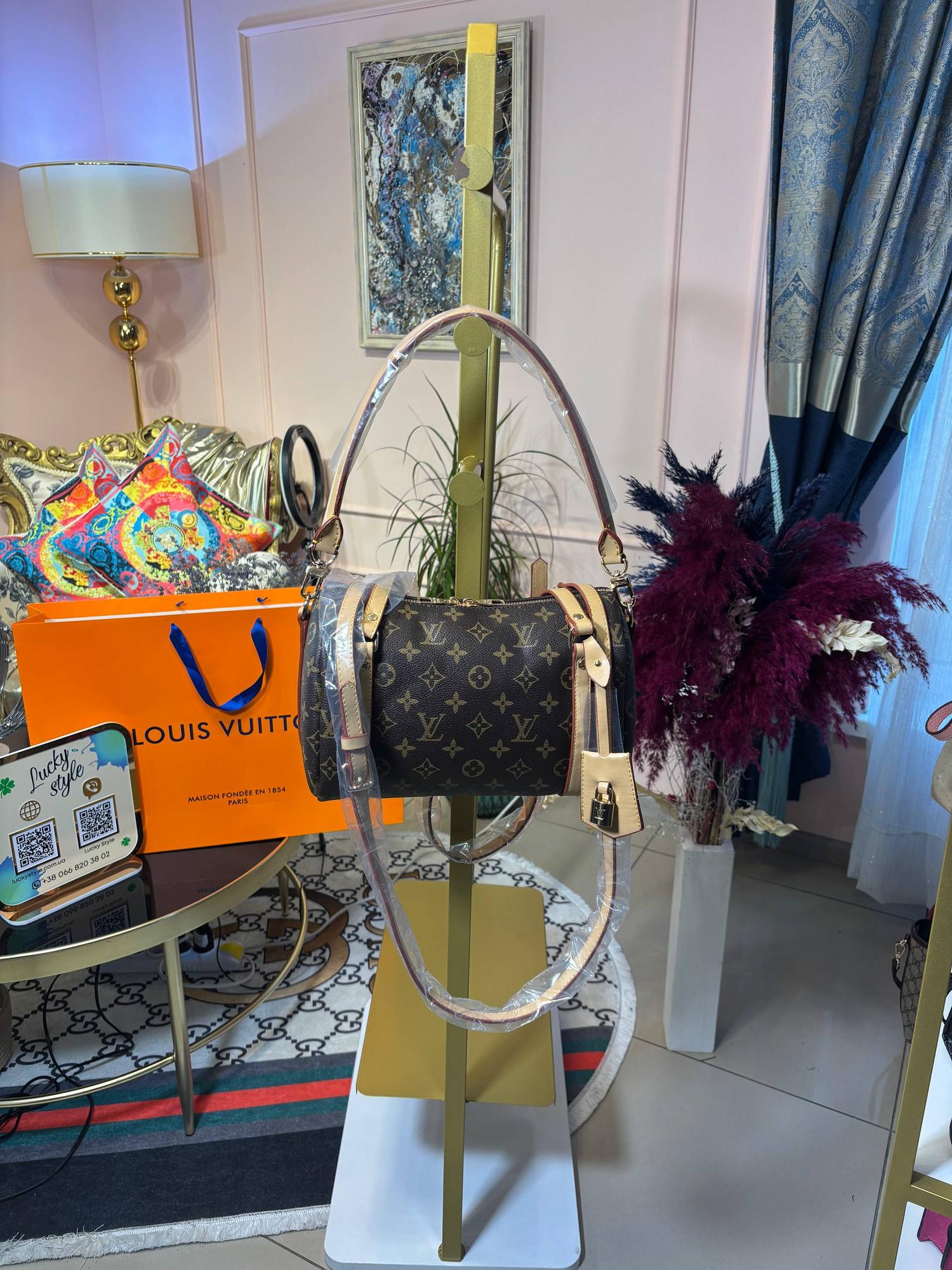 Сумка Louis Vuitton Speedy коричневый монограм 25 см 96404