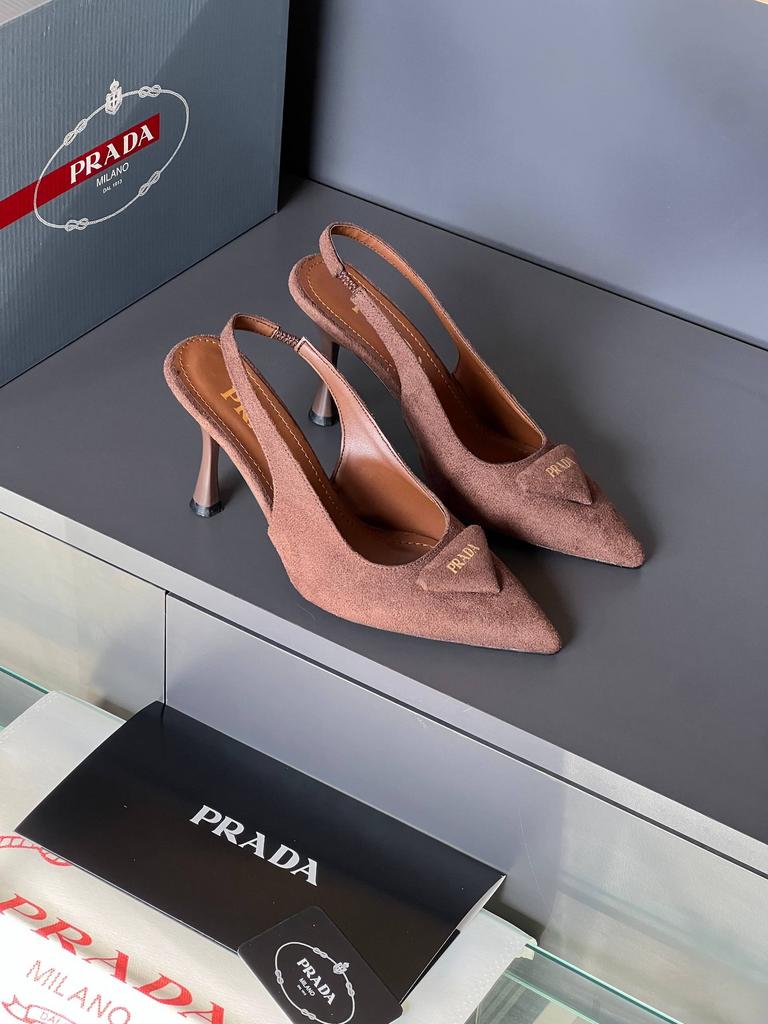Туфлі коричневі Prada 95449