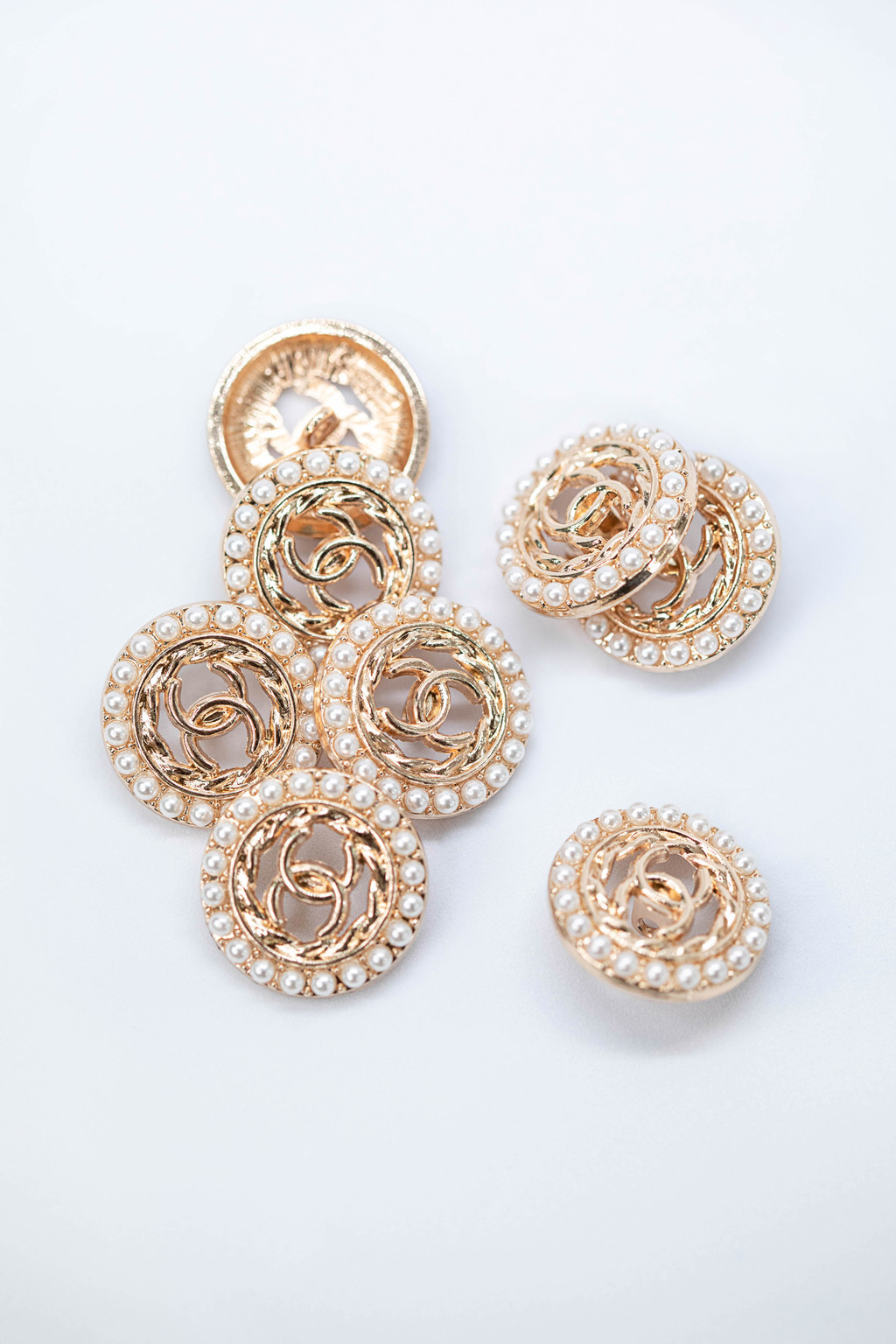 Пуговица 23 мм , металл/пластик