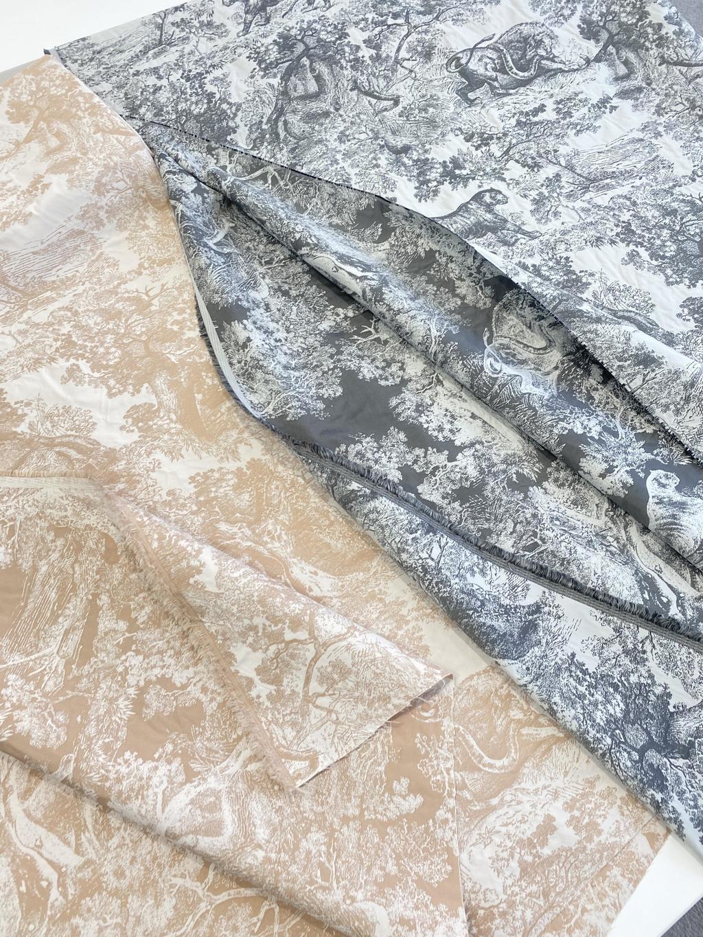 Жаккард смесовый