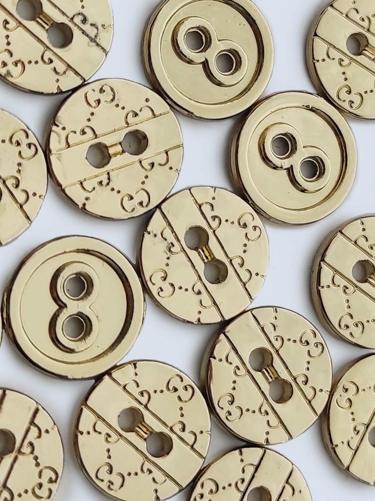 Пуговица 12 мм, металь, арт.285