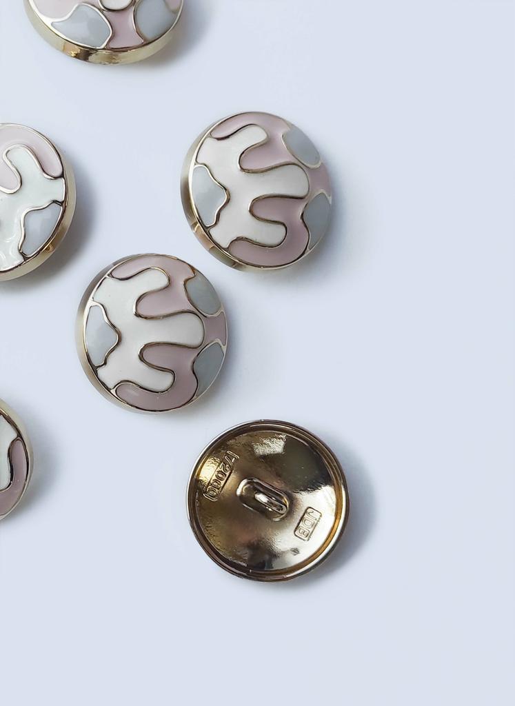 Пуговица 20 мм, металл/эмаль, арт.287