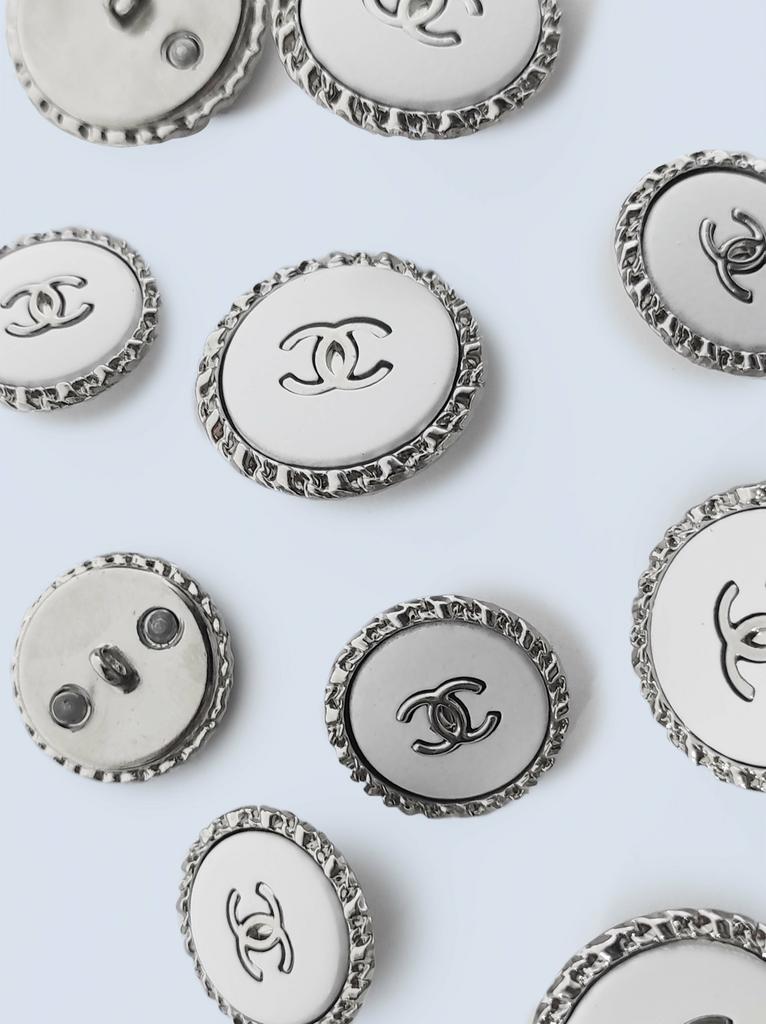 Пуговица 18/23 мм, металл/пластик/стразы, арт.296