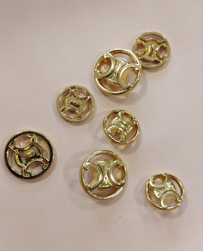 Пуговица 23/18 мм, металл, арт.328