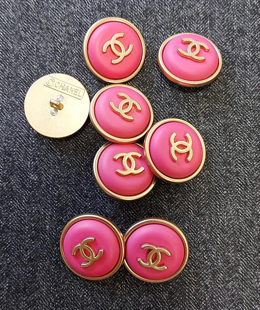 Пуговица 20 мм, металл/пластик, арт.317