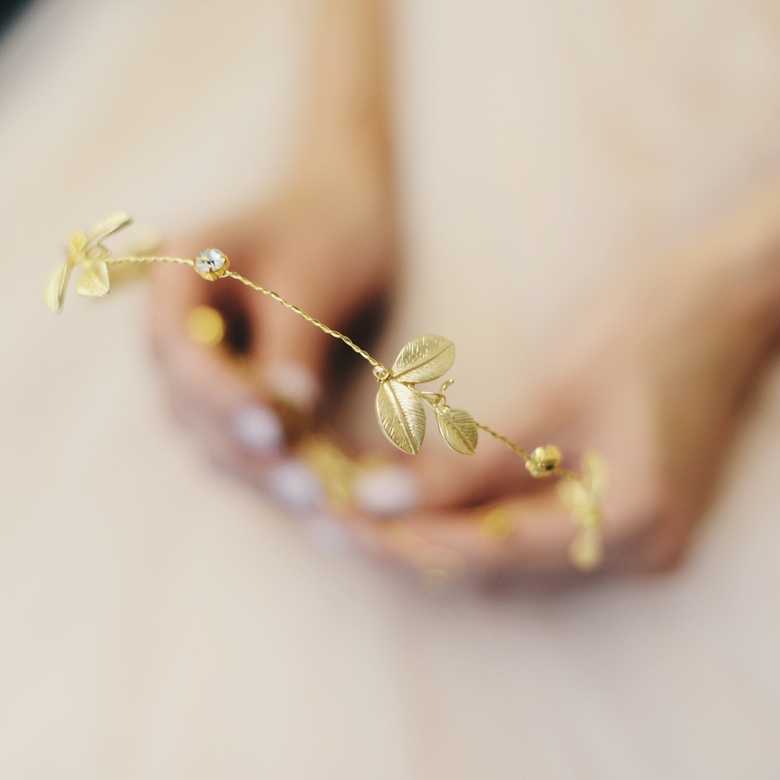 Веночек из коллекции "Богиня золотой листвы” Brittany