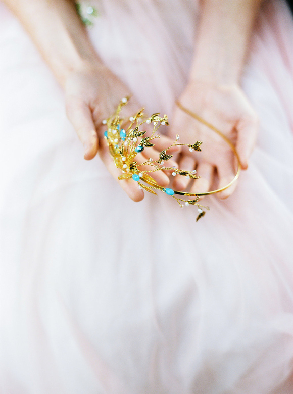 Нежный ободок Turkis, коллекция Woodland