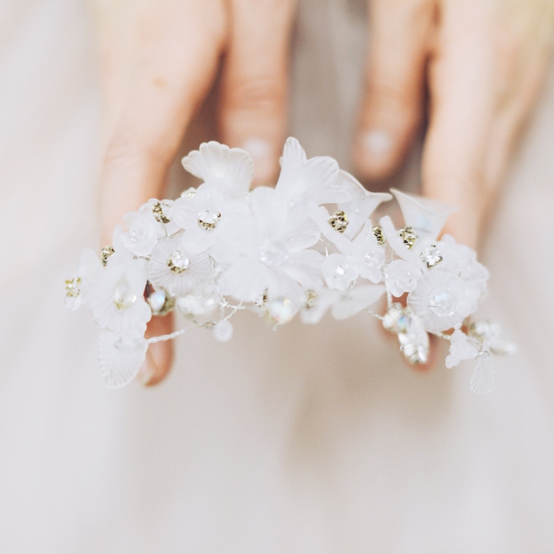 Гребень  с цветами Brenda