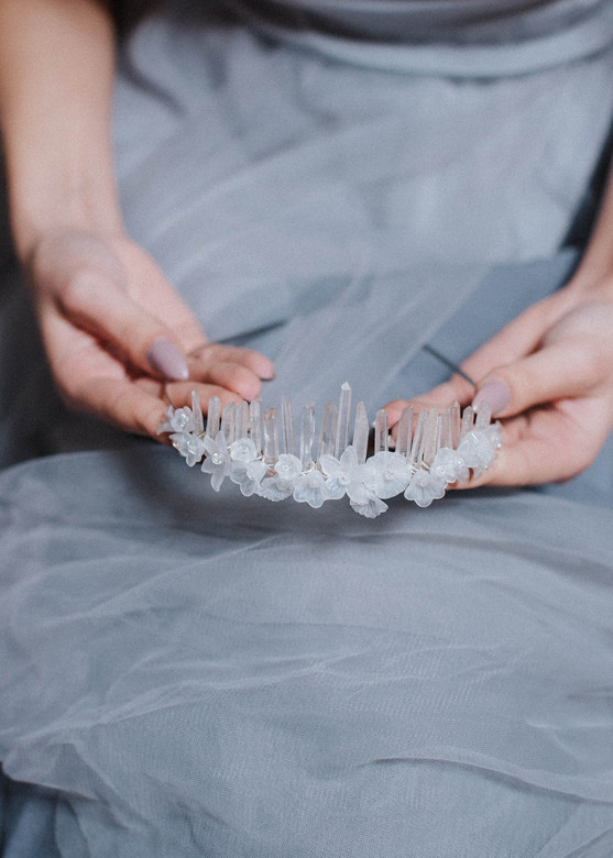 Кристальная корона OLENNA из коллекции Кристальные Мифы