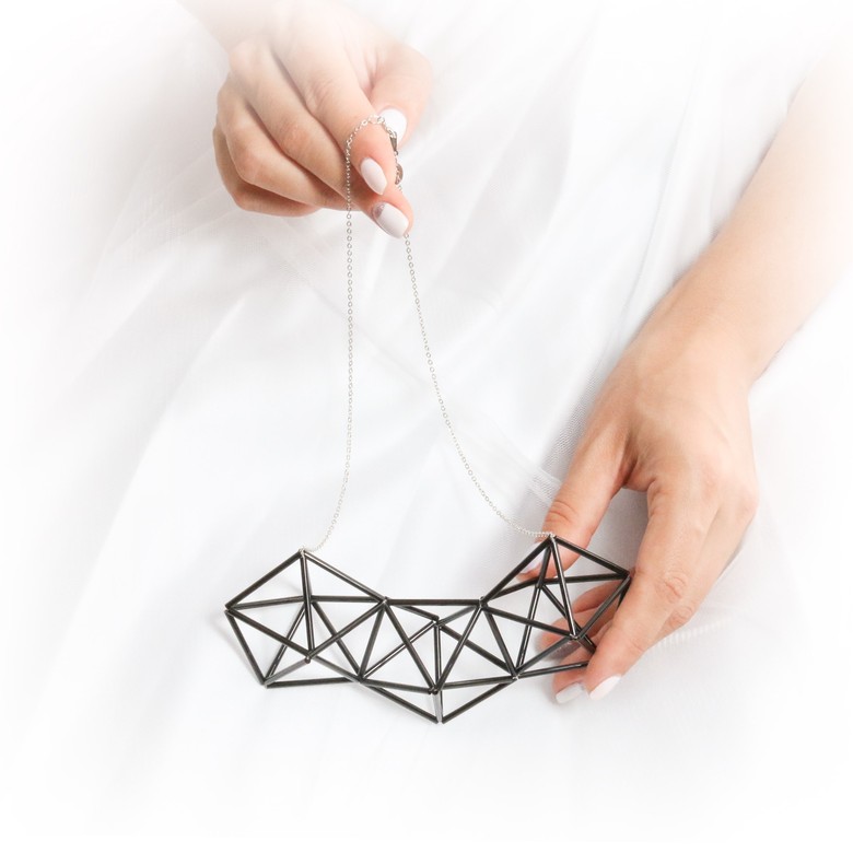 Колье геометрическое 3 звена