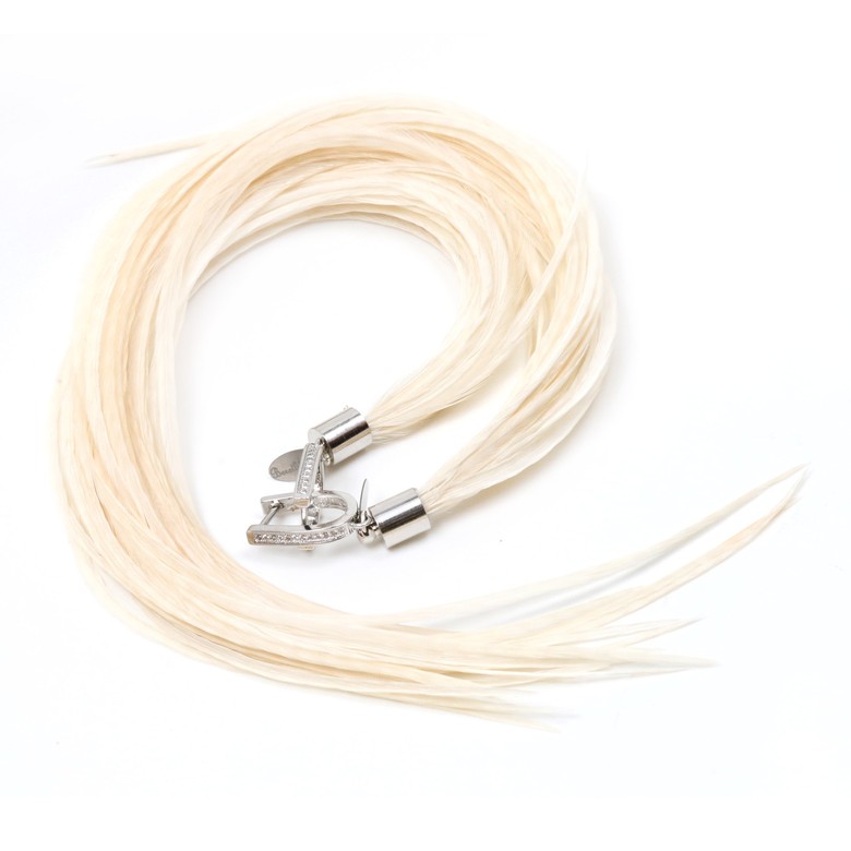 Серьги с натуральными перьями простые