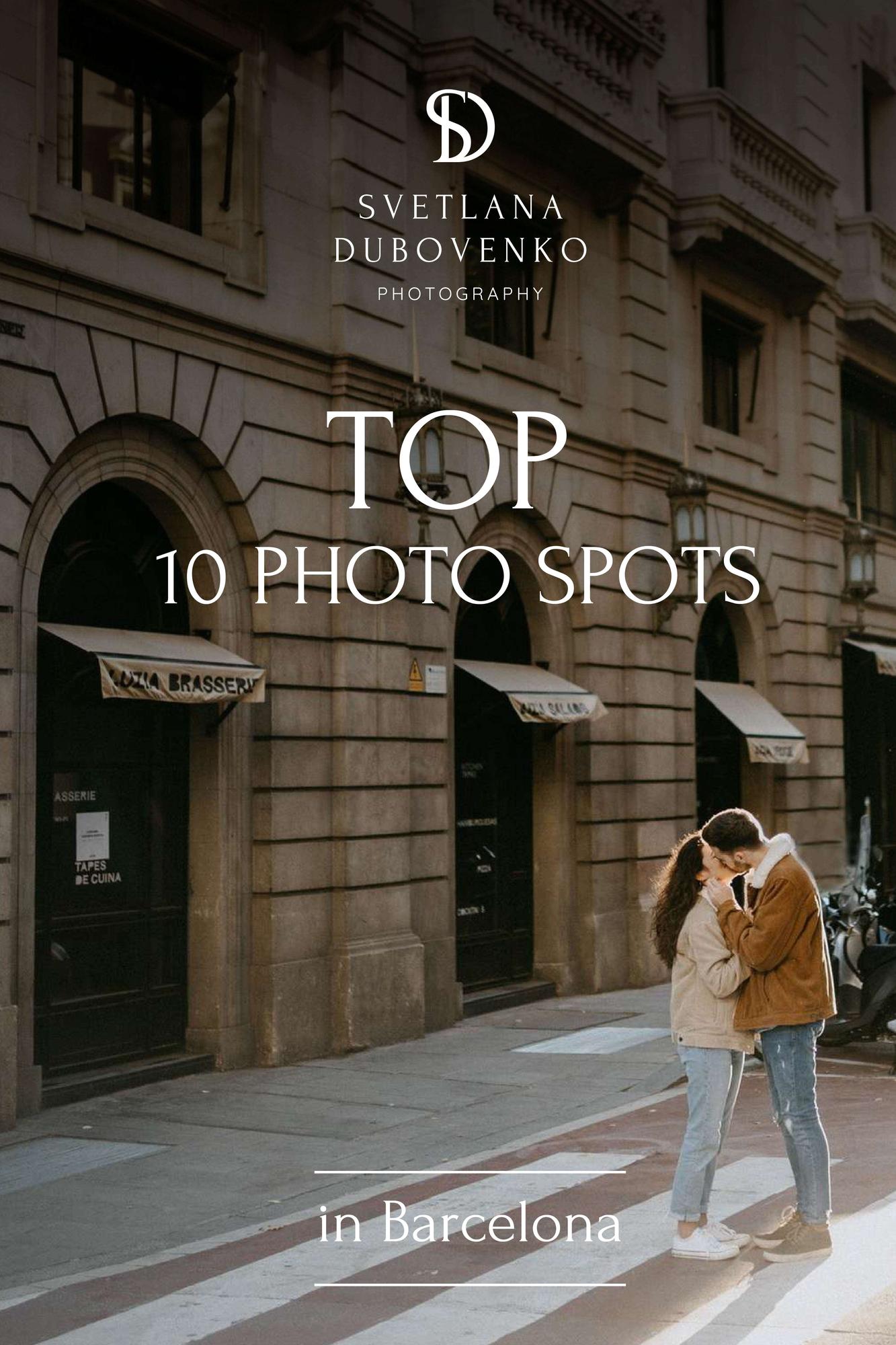 Guide "Top 10 best photo spots in Barcelona"