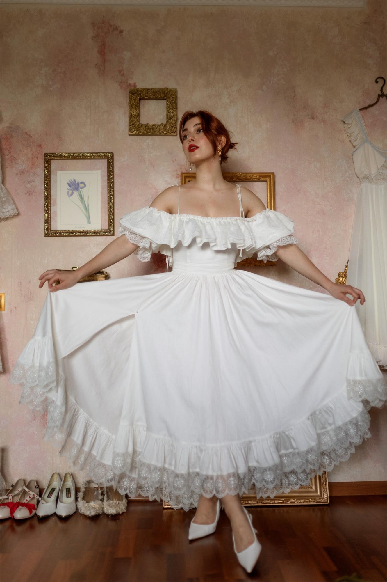 Anemone Maxi Dress With Laced Back