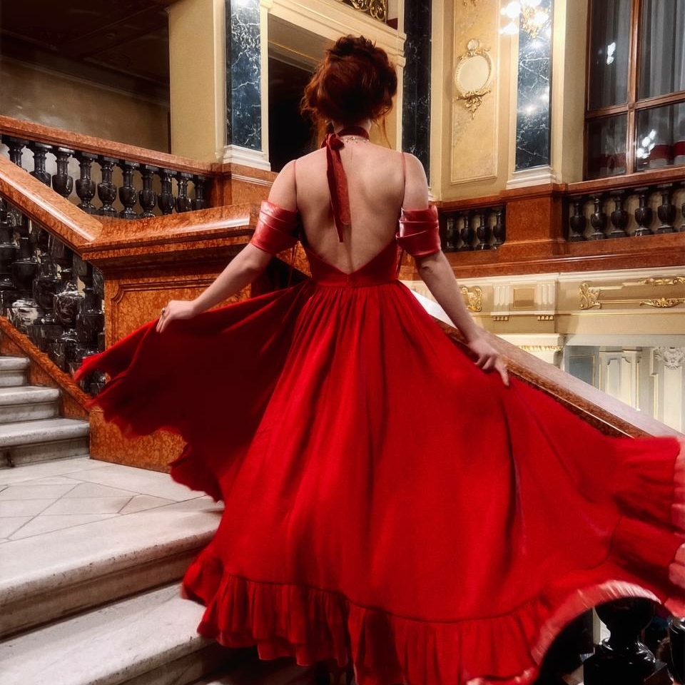 Swan Dress colorful version