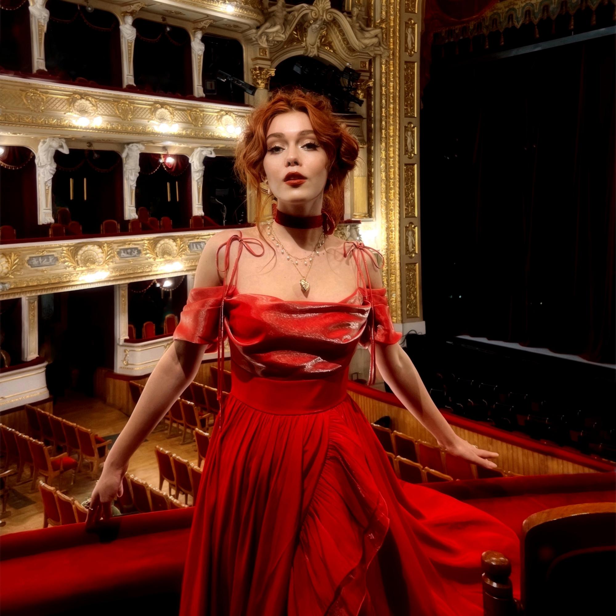 Swan Dress colorful version