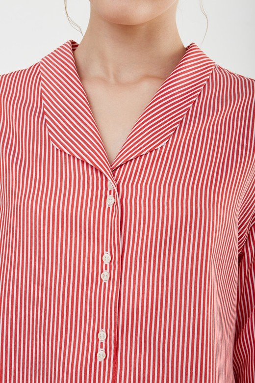 Рубашка со складкой