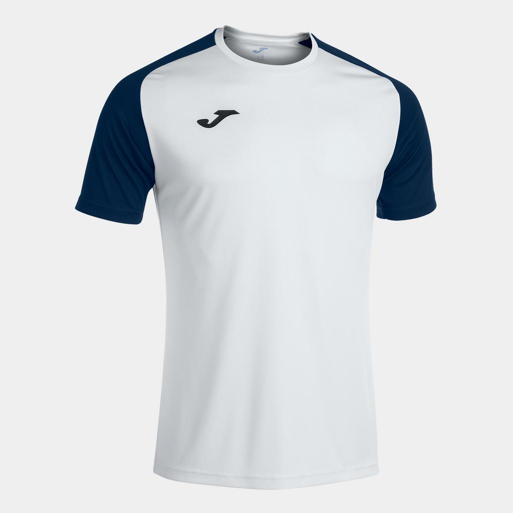Футболка JOMA - ACADEMY IV SHORT SLEEVE T-SHIRT WHITE NAVY
