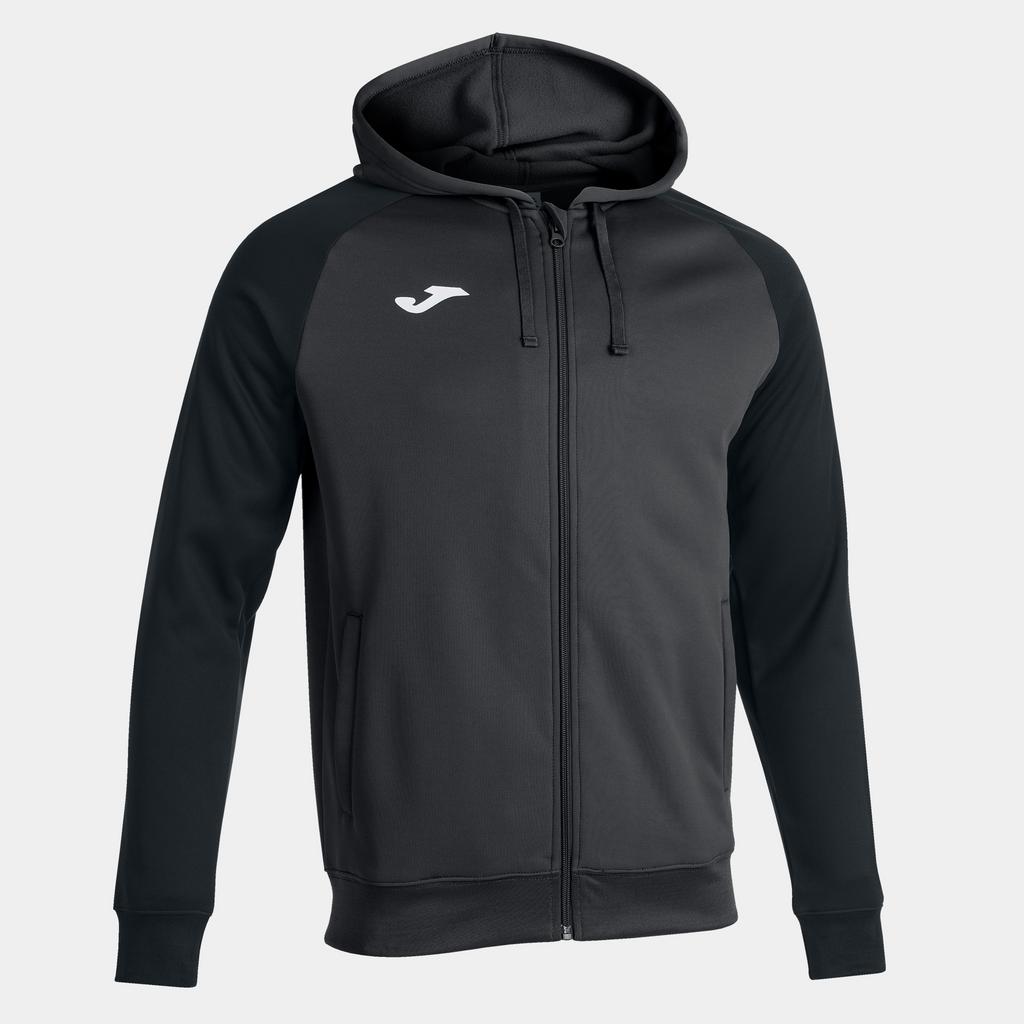 Олимпийка JOMA - ACADEMY IV ZIP-UP HOODIE ANTHRACITE BLACK