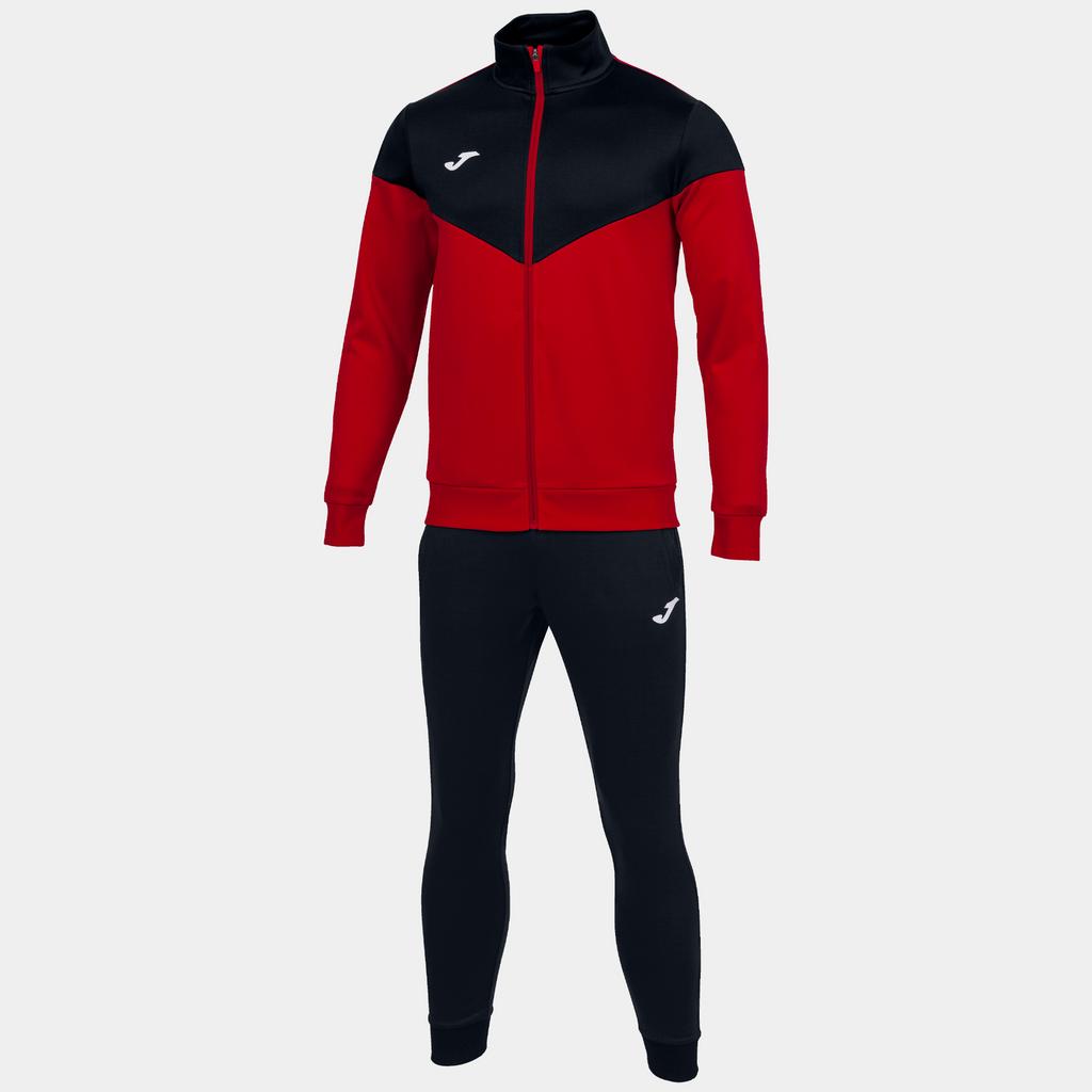 Спортивный костюм JOMA - OXFORD TRACKSUIT RED BLACK