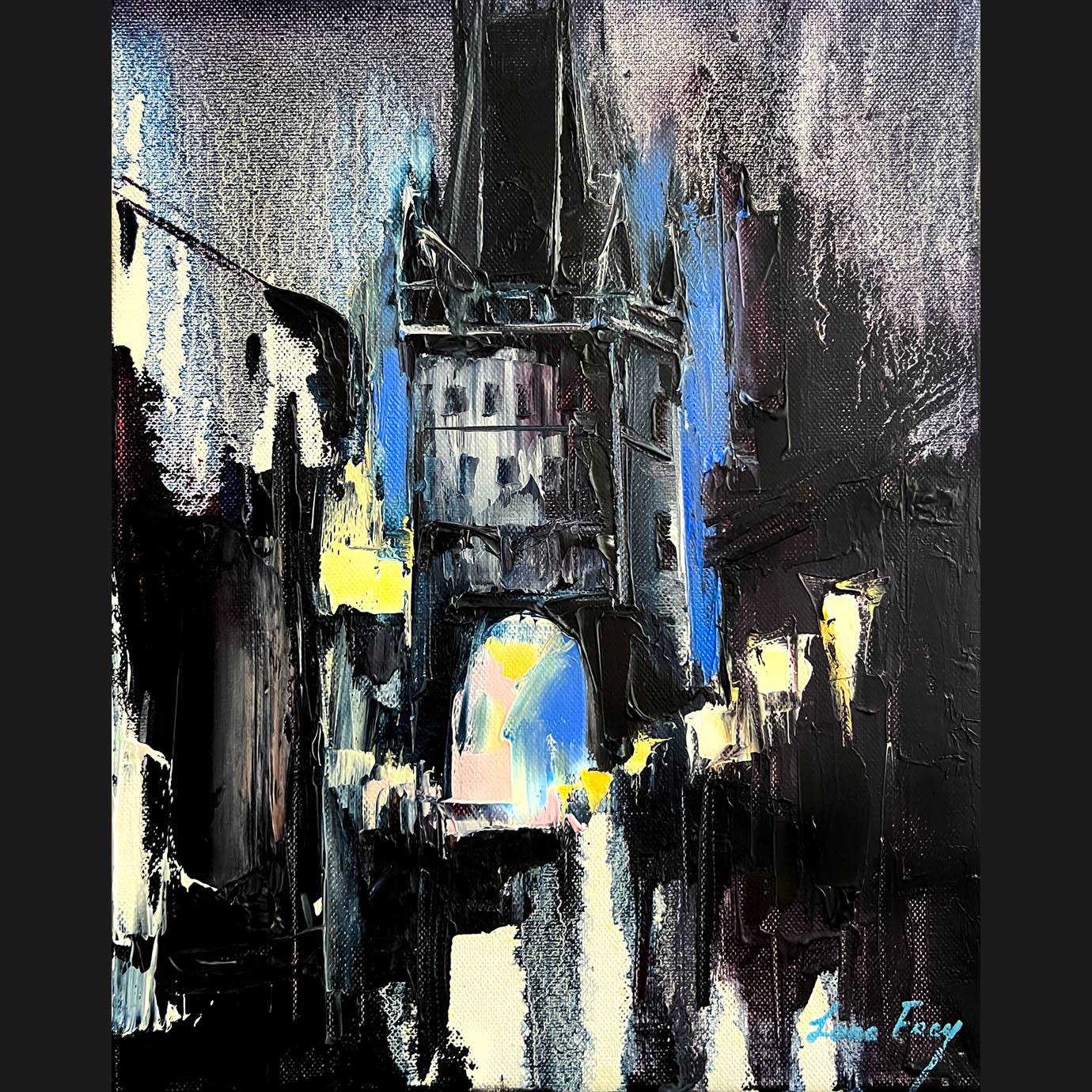 Prague. A splash of rain