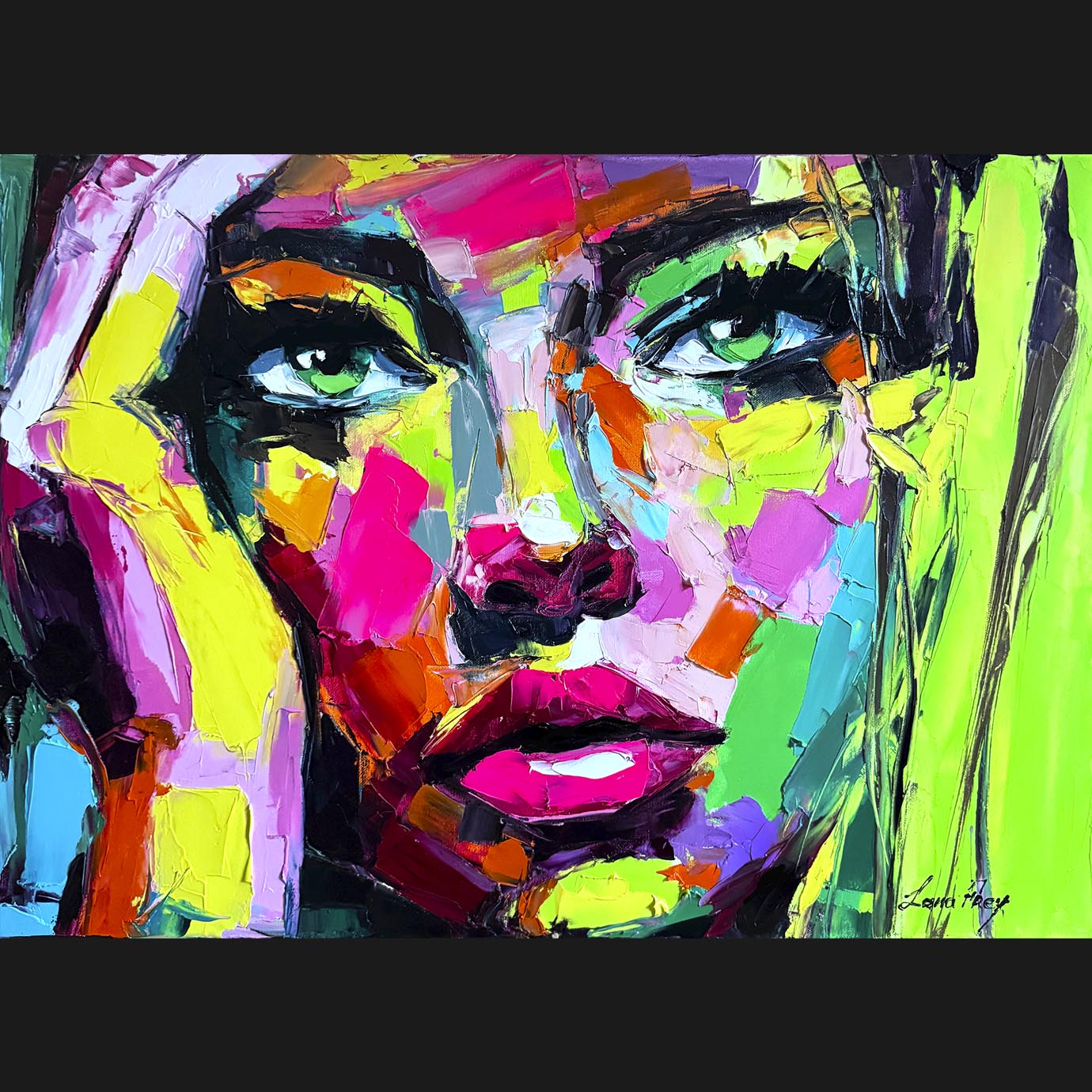 Green Gaze, Pink Dreams