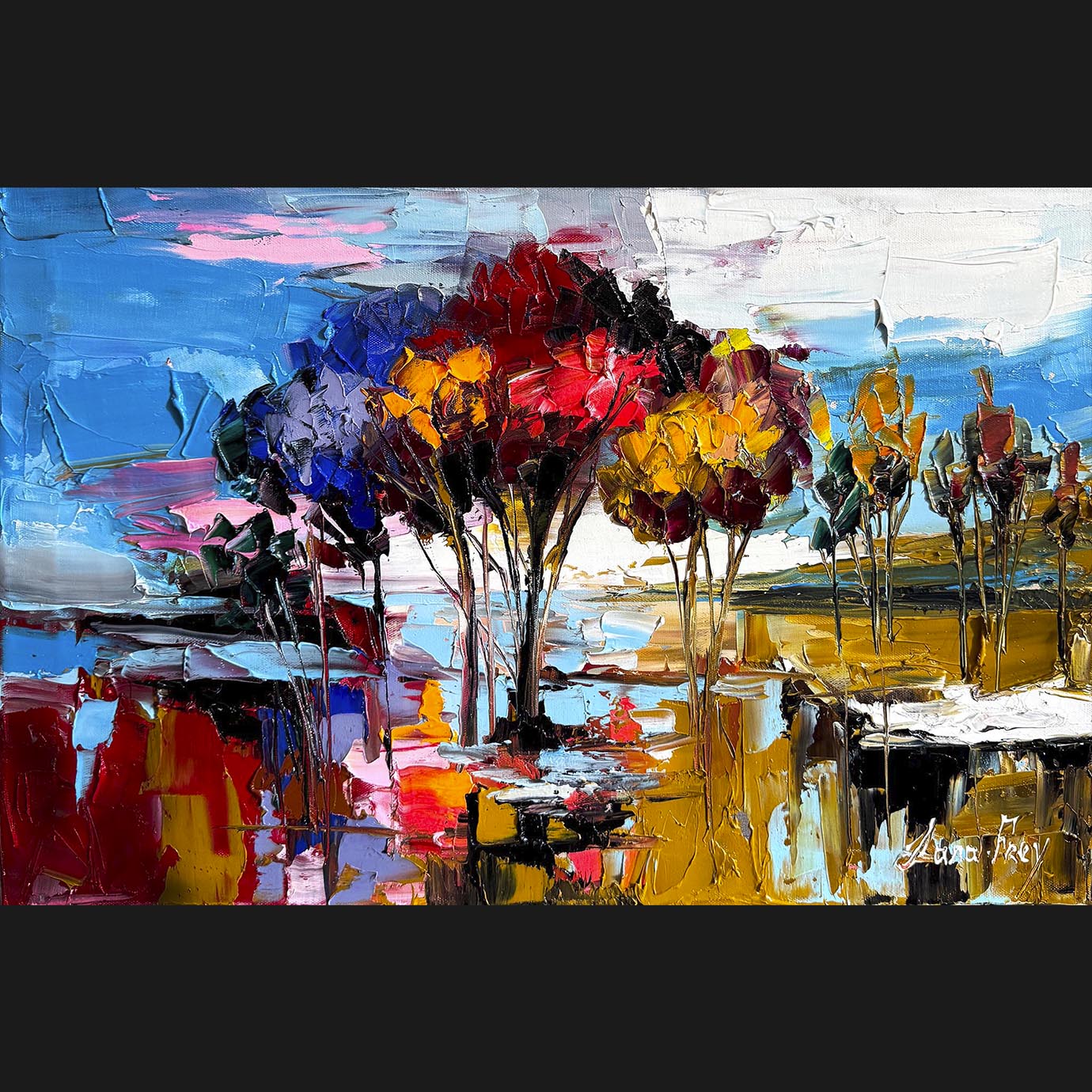 A Moment Dissolved in Colors