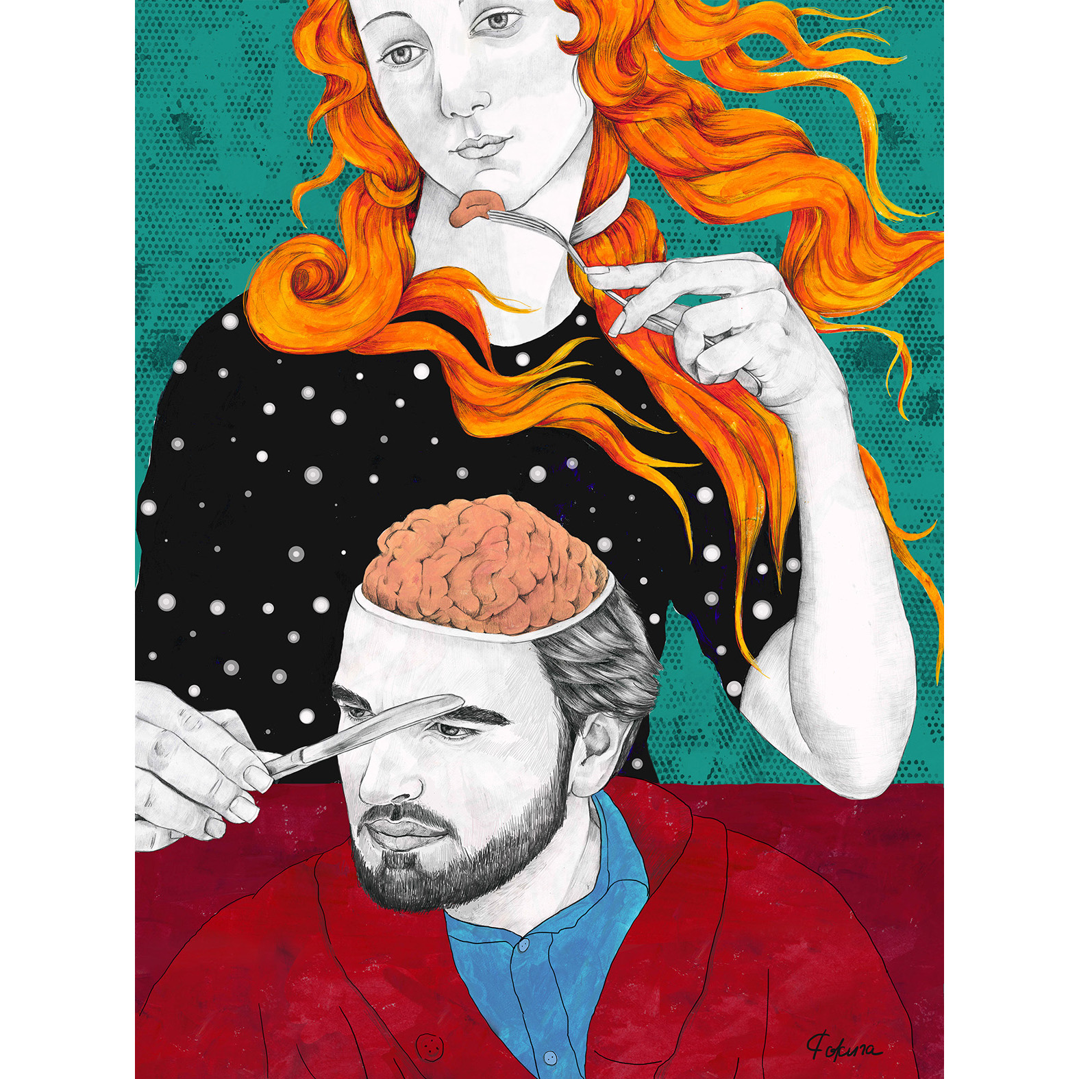 The power of female beauty over men